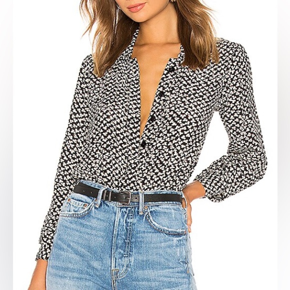 LPA Blouse Bodysuit in Little Leaves size S